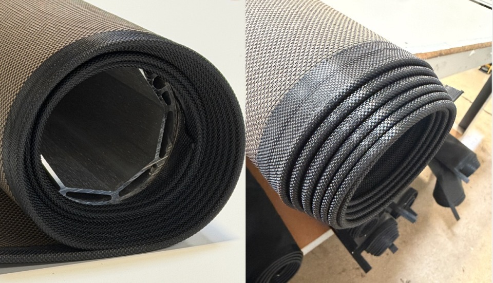 WRONG - Telescoped fabric