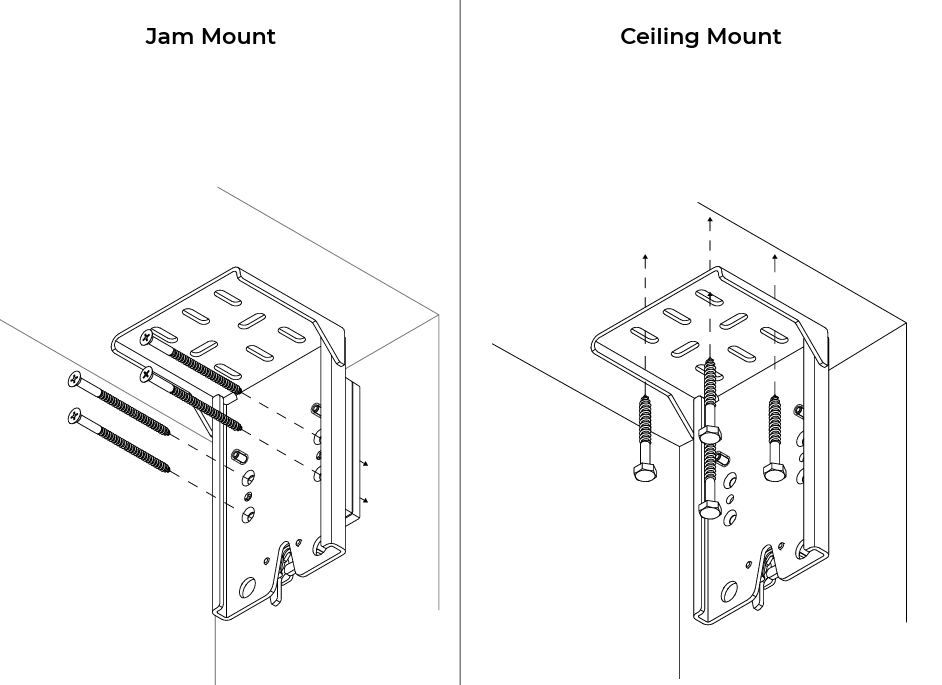 Pocket bracket installation