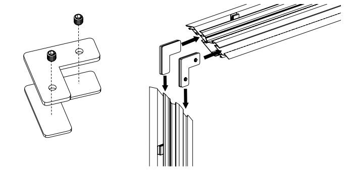 Retention Corner Brackets