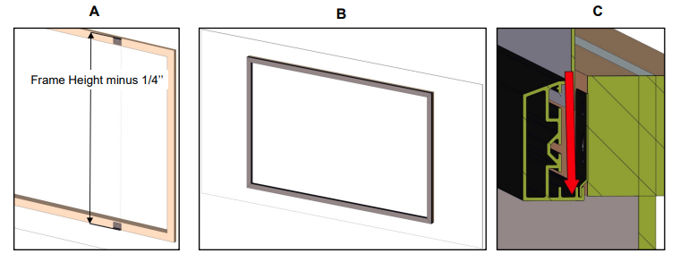 FlexGlass Wall Mount