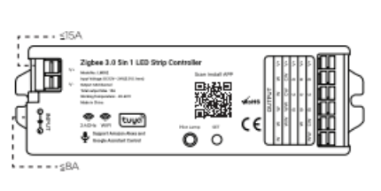 IP LED Controller top view