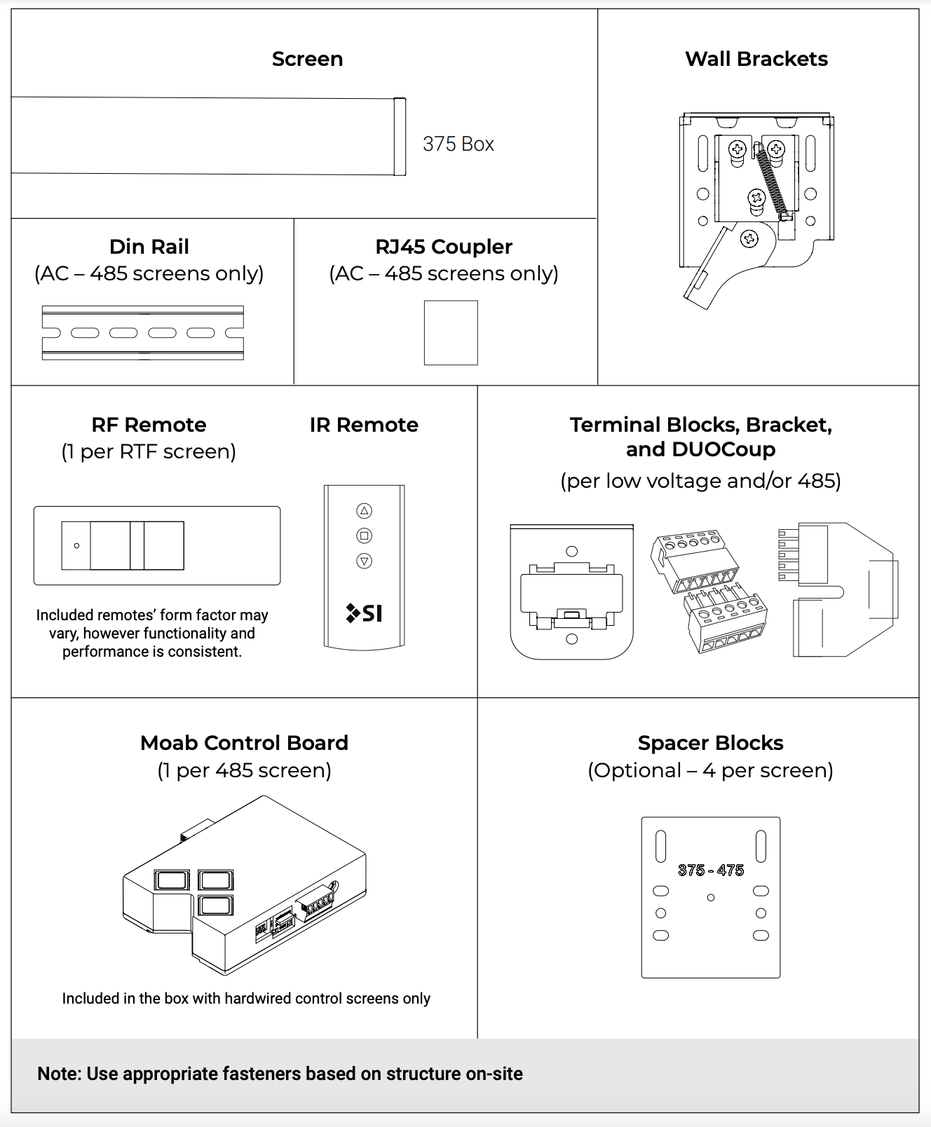 Parts in the Box - Solo 3 375 External