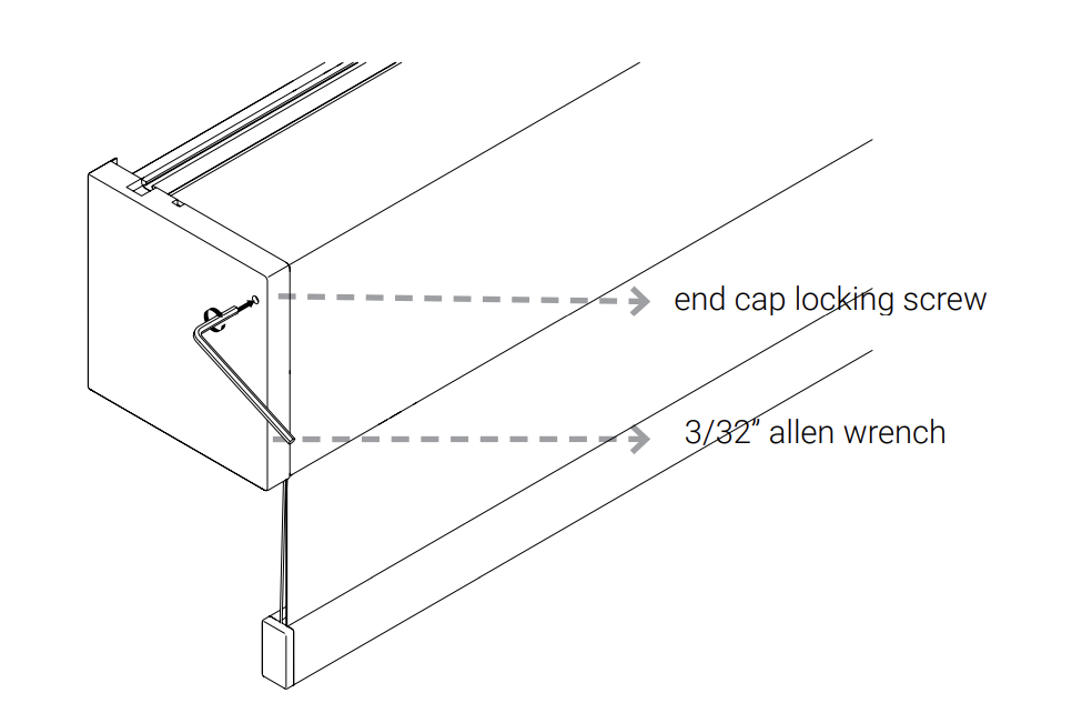 Servicing Step 1 - Locking Screws