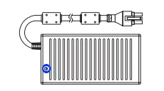 Janus Power Supply with Blue LED indicator